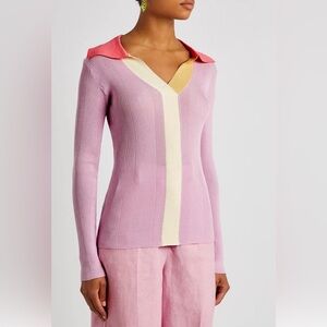 REMAIN BIRGER CHRISTENSEN Joy Ribbed-Knit Top, US Sz 4